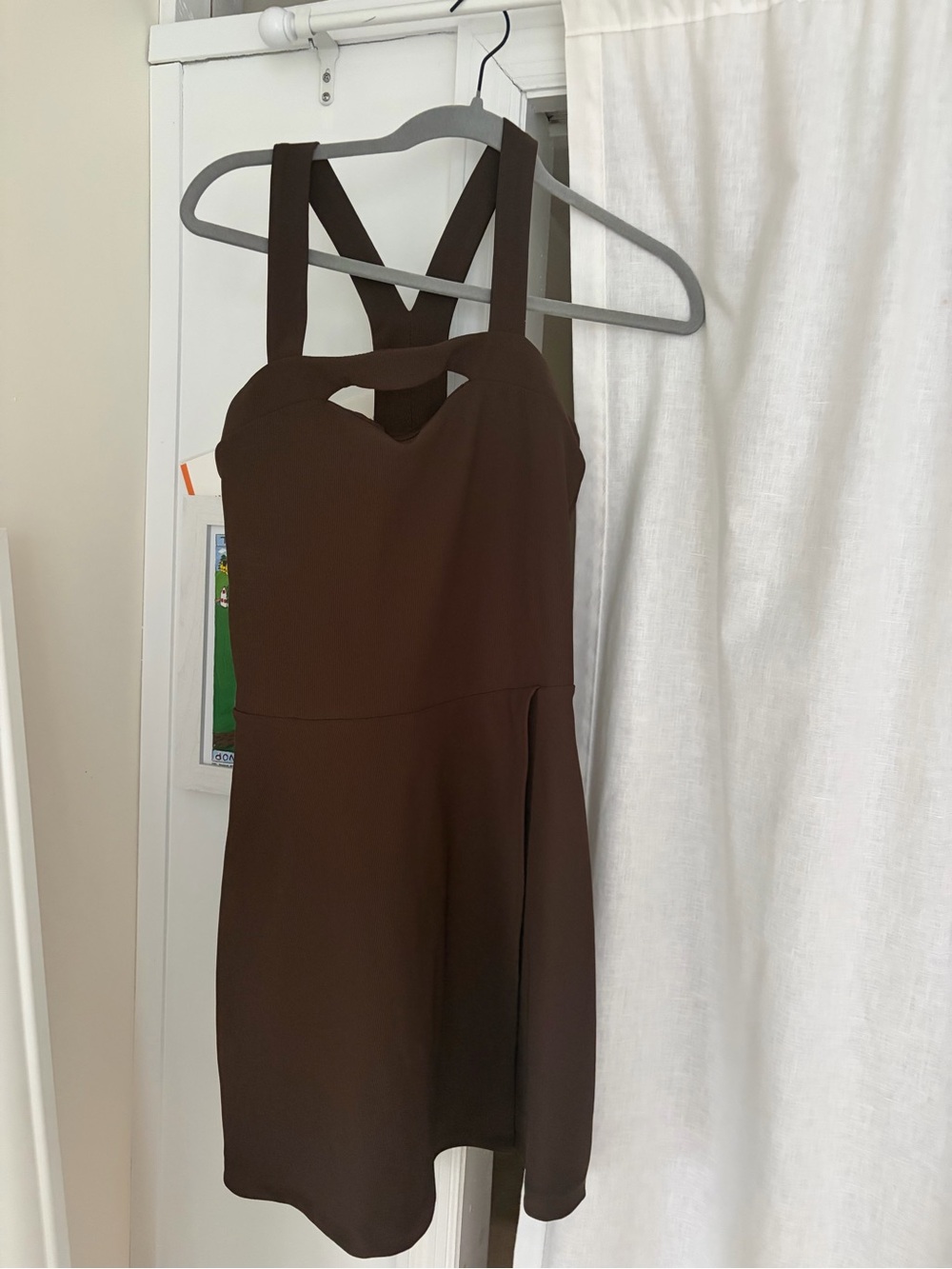 Brown workout dress (built in skort)